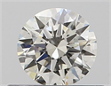 Natural Diamond 0.40 Carats, Round with Excellent Cut, J Color, VVS2 Clarity and Certified by GIA