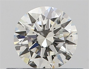 Picture of Natural Diamond 0.40 Carats, Round with Excellent Cut, J Color, VVS2 Clarity and Certified by GIA