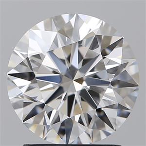 Picture of Natural Diamond 2.03 Carats, Round with Excellent Cut, D Color, VS1 Clarity and Certified by GIA