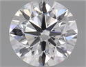 Natural Diamond 0.40 Carats, Round with Excellent Cut, D Color, VS2 Clarity and Certified by GIA