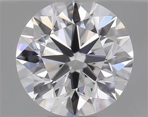 Picture of Natural Diamond 0.40 Carats, Round with Excellent Cut, D Color, VS2 Clarity and Certified by GIA