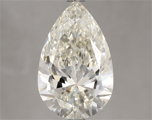 Picture of Natural Diamond 4.01 Carats, Pear with  Cut, J Color, VS1 Clarity and Certified by IGI