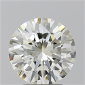 Natural Diamond 3.01 Carats, Round with Excellent Cut, J Color, IF Clarity and Certified by IGI