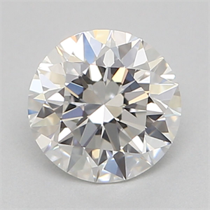 Picture of Natural Diamond 0.42 Carats, Round with Excellent Cut, F Color, VVS1 Clarity and Certified by GIA