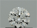 Natural Diamond 0.40 Carats, Round with Excellent Cut, G Color, SI1 Clarity and Certified by GIA