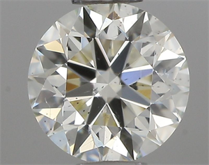 Picture of Natural Diamond 0.40 Carats, Round with Excellent Cut, K Color, SI1 Clarity and Certified by IGI