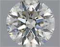 Natural Diamond 0.40 Carats, Round with Excellent Cut, K Color, VS2 Clarity and Certified by IGI