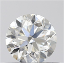 Natural Diamond 0.50 Carats, Round with Good Cut, I Color, VS2 Clarity and Certified by GIA