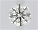 Natural Diamond 0.48 Carats, Round with Excellent Cut, J Color, VS2 Clarity and Certified by IGI