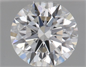 Natural Diamond 0.40 Carats, Round with Very Good Cut, F Color, SI1 Clarity and Certified by GIA