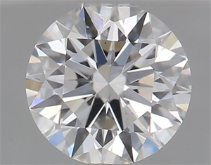 Picture of Natural Diamond 0.40 Carats, Round with Very Good Cut, F Color, SI1 Clarity and Certified by GIA