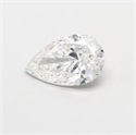 Natural Diamond 3.50 Carats, Pear with  Cut, H Color, SI1 Clarity and Certified by GIA