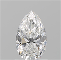 Natural Diamond 1.01 Carats, Pear with  Cut, F Color, VVS1 Clarity and Certified by GIA