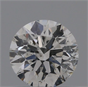 Natural Diamond 0.61 Carats, Round with Excellent Cut, I Color, SI2 Clarity and Certified by GIA