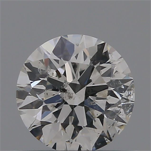 Picture of Natural Diamond 0.61 Carats, Round with Excellent Cut, I Color, SI2 Clarity and Certified by GIA