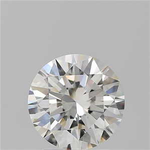 Picture of Natural Diamond 2.25 Carats, Round with Excellent Cut, I Color, IF Clarity and Certified by GIA