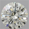 Natural Diamond 2.01 Carats, Round with Excellent Cut, I Color, VS2 Clarity and Certified by GIA