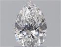 Natural Diamond 0.90 Carats, Pear with  Cut, D Color, SI1 Clarity and Certified by GIA