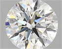 Natural Diamond 0.40 Carats, Round with Excellent Cut, I Color, VS2 Clarity and Certified by GIA