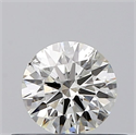 Natural Diamond 0.40 Carats, Round with Excellent Cut, I Color, SI2 Clarity and Certified by GIA