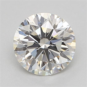 Picture of Natural Diamond 0.40 Carats, Round with Excellent Cut, I Color, IF Clarity and Certified by GIA