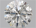 Natural Diamond 3.00 Carats, Round with Excellent Cut, I Color, SI1 Clarity and Certified by GIA