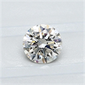 Natural Diamond 0.50 Carats, Round with Good Cut, J Color, VVS2 Clarity and Certified by GIA