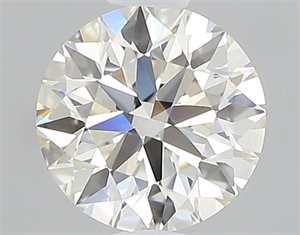 Picture of Natural Diamond 0.43 Carats, Round with Excellent Cut, K Color, VVS2 Clarity and Certified by GIA