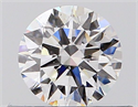 Natural Diamond 0.40 Carats, Round with Excellent Cut, D Color, VS2 Clarity and Certified by GIA