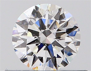 Picture of Natural Diamond 0.40 Carats, Round with Excellent Cut, D Color, VS2 Clarity and Certified by GIA