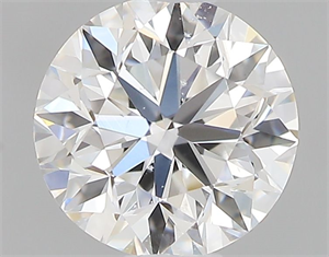 Picture of Natural Diamond 0.50 Carats, Round with Very Good Cut, F Color, SI2 Clarity and Certified by GIA