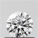 Natural Diamond 0.40 Carats, Round with Good Cut, D Color, SI1 Clarity and Certified by GIA