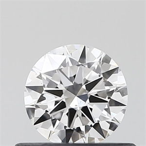 Picture of Natural Diamond 0.40 Carats, Round with Good Cut, D Color, SI1 Clarity and Certified by GIA