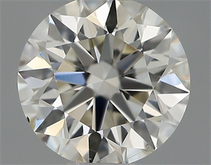 Picture of Natural Diamond 0.40 Carats, Round with Excellent Cut, H Color, SI1 Clarity and Certified by IGI