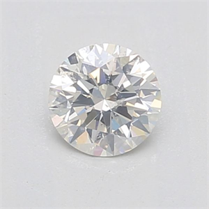 Picture of Natural Diamond 0.56 Carats, Round with Excellent Cut, H Color, SI2 Clarity and Certified by IGI