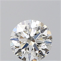 Natural Diamond 0.40 Carats, Round with Excellent Cut, F Color, SI1 Clarity and Certified by GIA