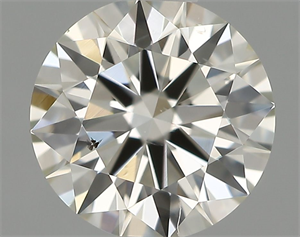 Picture of Natural Diamond 0.59 Carats, Round with Excellent Cut, I Color, VS2 Clarity and Certified by IGI