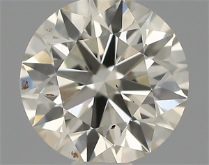 Picture of Natural Diamond 0.55 Carats, Round with Excellent Cut, J Color, VS2 Clarity and Certified by IGI