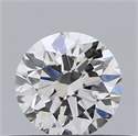 Natural Diamond 0.40 Carats, Round with Very Good Cut, F Color, VS1 Clarity and Certified by GIA