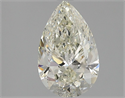 Natural Diamond 1.73 Carats, Pear with  Cut, K Color, SI2 Clarity and Certified by GIA