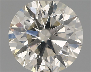 Picture of Natural Diamond 0.50 Carats, Round with Excellent Cut, I Color, SI2 Clarity and Certified by IGI