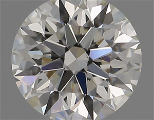 Picture of Natural Diamond 0.46 Carats, Round with Excellent Cut, I Color, VS2 Clarity and Certified by GIA