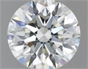 Natural Diamond 0.44 Carats, Round with Excellent Cut, I Color, VS2 Clarity and Certified by IGI