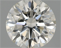 Natural Diamond 0.40 Carats, Round with Excellent Cut, G Color, VS2 Clarity and Certified by IGI