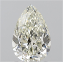 Natural Diamond 1.50 Carats, Pear with  Cut, I Color, SI1 Clarity and Certified by IGI