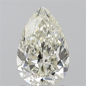 Picture of Natural Diamond 1.50 Carats, Pear with  Cut, I Color, SI1 Clarity and Certified by IGI