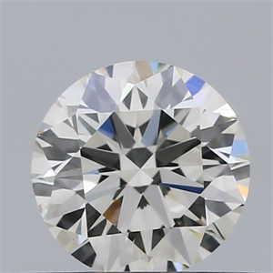 Picture of Natural Diamond 0.45 Carats, Round with Excellent Cut, J Color, VS1 Clarity and Certified by GIA