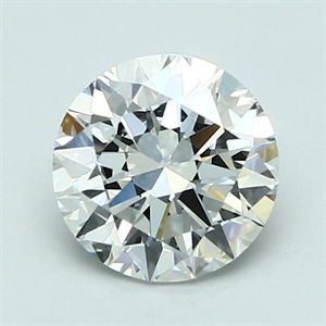 Picture of Natural Diamond 1.50 Carats, Round with Excellent Cut, F Color, VVS1 Clarity and Certified by GIA