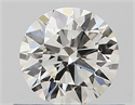 Natural Diamond 0.50 Carats, Round with Excellent Cut, J Color, SI1 Clarity and Certified by GIA