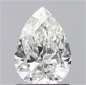 Natural Diamond 0.90 Carats, Pear with  Cut, G Color, SI1 Clarity and Certified by GIA